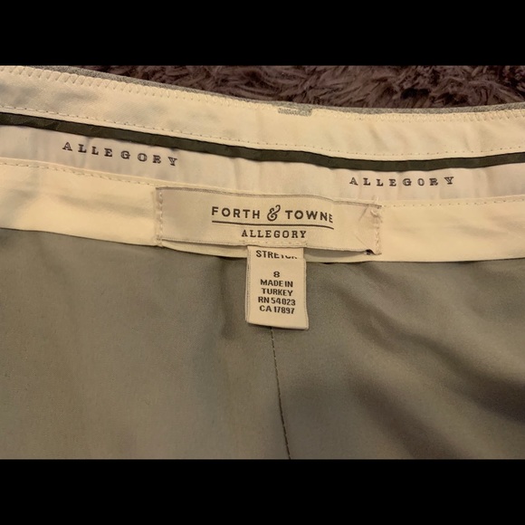 Light Gray Forth and Towne- Allegory Trousers - Picture 5 of 5